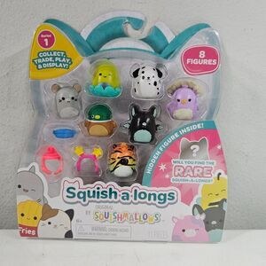 Squishmallows Squish-a-Longs Mini-Squish‎ 1-Inch Figure 8 Pack Series 1